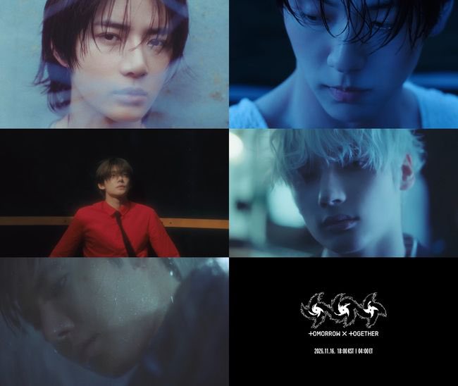 translatingTXT's tweet photo. [article] “depicting gen z’s pains of youth”…txt set to make a comeback with ‘perfect storm’

“txt directly portrays the realistic pain and anxiety of today's youth through their new album.

txt are set to make their comeback on 16th november with their 9th mini album ‘perfect storm’. this album captures the honest feelings of today's youth, who long for change that can blow away their stagnant reality. it’s set to deeply touch on the reality faced by gen z, who have passed through the fantasies and wandering of their teenage years and are now confronting the weight of real life.

tomorrow x together has built an unrivaled storyline of the growth of boys through their ‘dream chapter’, ‘chaos chapter’, ‘name chapter’, ‘star chapter’ and ‘minisode’ series and they’re set to broaden their scope with this new album. they are expected to reach an even higher level of relatability by singing about the realistic pain and worries experienced by youth in their early to mid-20s, around the same age as the five members themselves.”