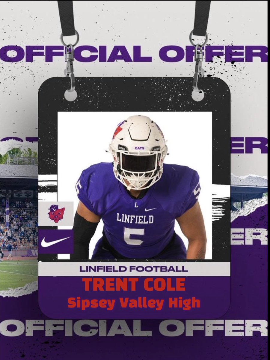 TrentCole1K's tweet photo. #agg Blessed to receive my Eleventh offer from @LinfieldFB !! @CoachJep2 @PrepRedzoneAL @SipseyValley_FB
@HallTechSports1 @baylorhugheyy
@Alabama_Varsity https://t.co/AqiimBsqjM