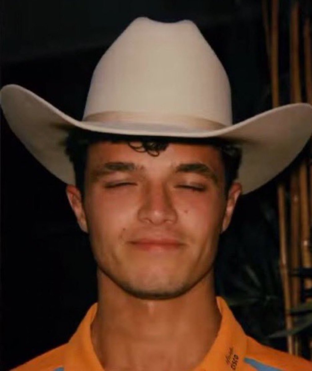 ln4norris's tweet photo. cowboy lando https://t.co/tvsvSXKflf