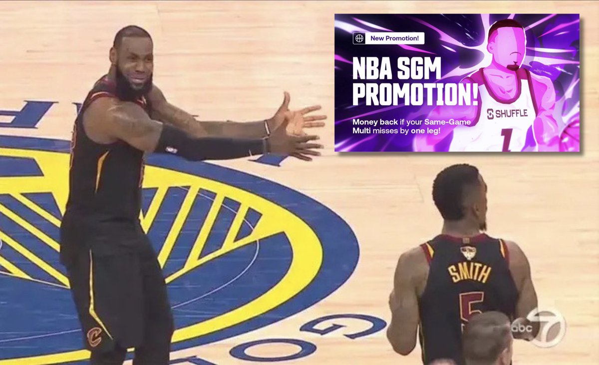 shufflecom's tweet photo. Do you love the NBA, but you're sick of getting bent over by the last leg of your parlay?

Don't stress. Build a 3+ leg NBA SGM with total odds of 4.00+, and if just ONE leg lets you down, get your stake back up to $50.

Plus, catch every NBA game LIVE on Shuffle.

🏀 https://t.co/6p4pMR5uKn

Pre-match only. Minimum odds of 1.20 per leg.