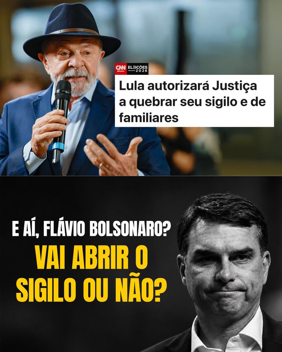 senadorhumberto's tweet photo. Flávio Bolsonaro é mentiroso e arregão. Mas Lula cumpre a palavra. Será que o cara das rachadinhas, da lavagem, amigo de miliciano, que comprou casa de R$ 6 mi sem renda e mamou R$ 134 mi de Vorcaro vai topar abrir o sigilo? O desafio está lançado! https://t.co/JVYRgkJiCT