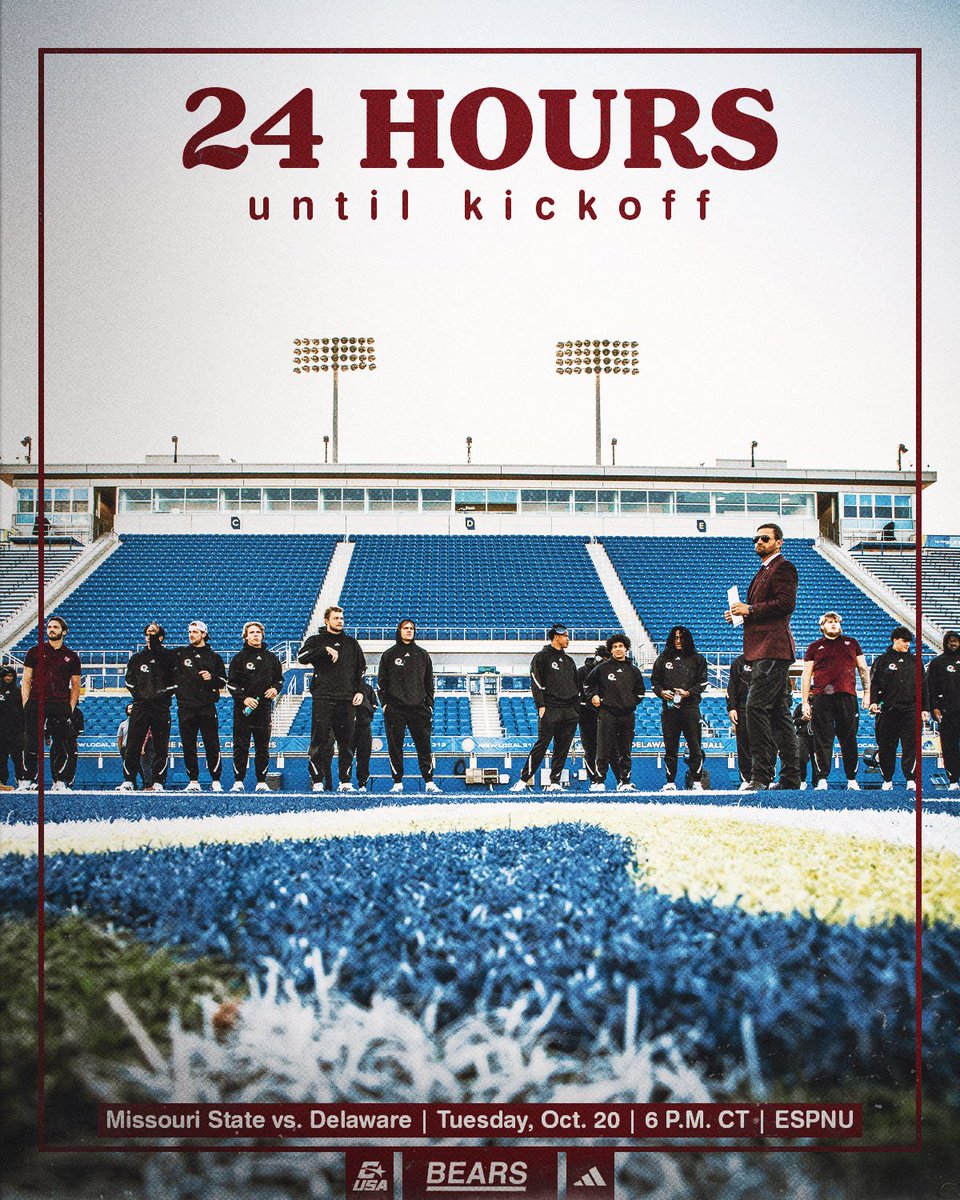 MoStateFootball's tweet photo. 2️⃣4️⃣⏰

#ItTakesUsAll | #NoStateLikeMoState https://t.co/Ysp22IvyeJ
