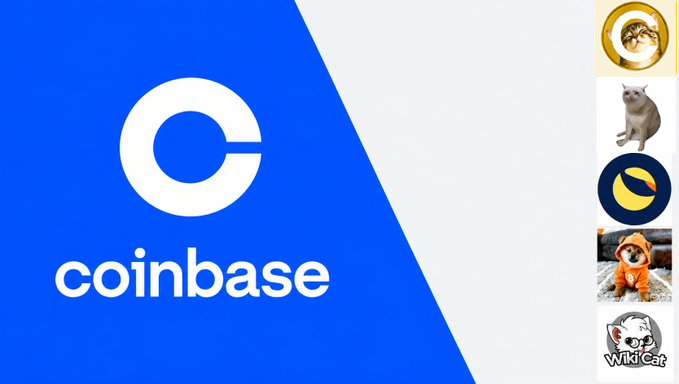 CryptoFeed_'s tweet photo. Like And RT if you want Coinbase @Coinbase to list:
 1- $CATE 
2- $CASHCAT 
3-#LUNC   
4- $DOG
5- $WKC 

did i forget something else? https://t.co/t1iswGVbtO