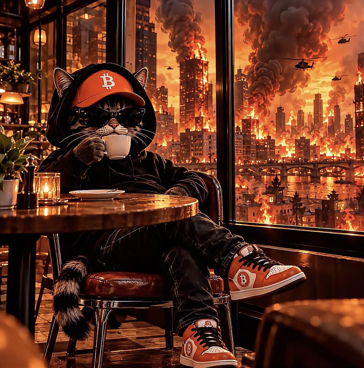 Kurokobtc's tweet photo. Everything is fine. ☕ https://t.co/iZq7iOXcBU