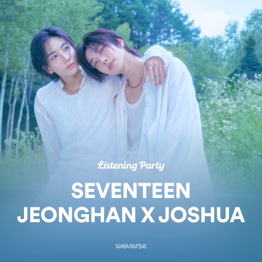 weverseofficial's tweet photo. [#Weverse_ListeningParty] JxJ 1st Mini Album 'DREAMSCAPE' Listening Party Coming Soon🎧

정한X조슈아 미니 1집 [DREAMSCAPE] 발매 기념 리스닝 파티에 초대합니다!
[DREAMSCAPE] 발매를 더 특별하게 만들어 줄 플레이리스트를 전 세계 팬들과 함께 즐겨요💗

🗓️ 10월 21일(수) 8 AM (KST)

#JxJ #정한X조슈아
#DREAMSCAPE
#SEVENTEEN #세븐틴
#Weverse #위버스