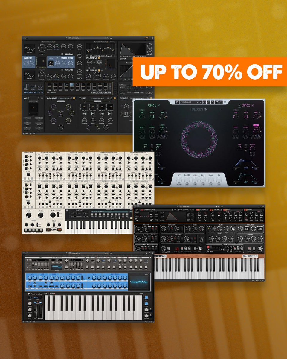 pluginfox's tweet photo. GForce Halloween Sale 👻
Save up to 70%
Buy here - https://t.co/i0zBdsQd5U
Sale ends December 1st ⏰

#gforcesoftware #pluginfox #plugindeals #pluginsales #dtm #plugins #vstplugins https://t.co/yOeiug3MPu