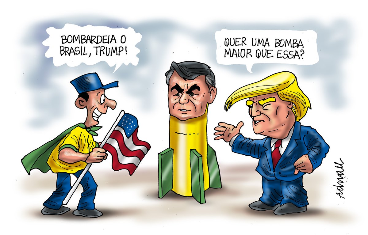 adnaeldaaz's tweet photo. Eles querem destruir o Brasil e nem disfarçam. Temos que reagir enquanto é tempo. Quem  puder, me segue, curte, compartilha. #adnaelcharges #adnael #charge #cartum #TraidoresdoBrasil #golpe #Trump #Eleicoes https://t.co/OZhv4ON6UU