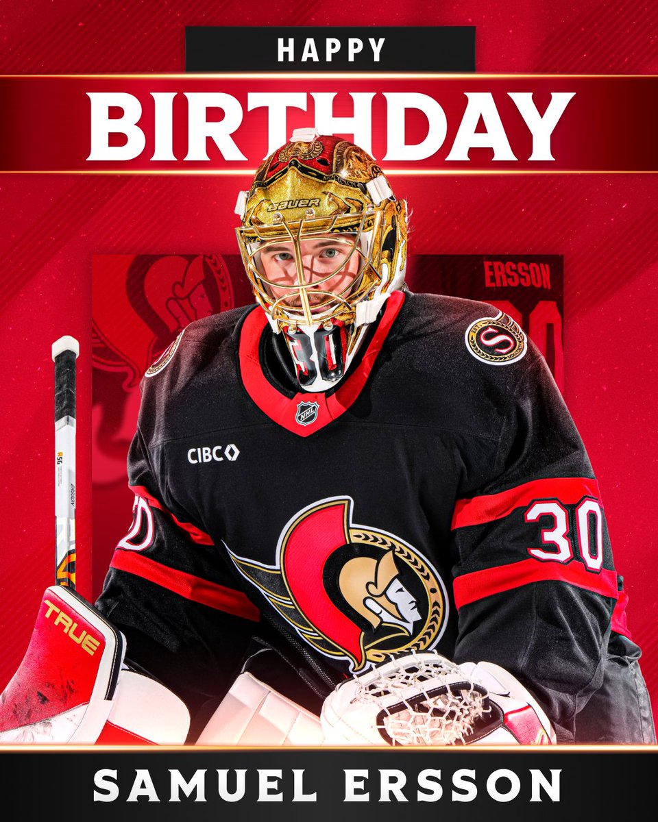 Senators's tweet photo. Happy birthday Sam! 🥳 https://t.co/SUNgs0I7SH