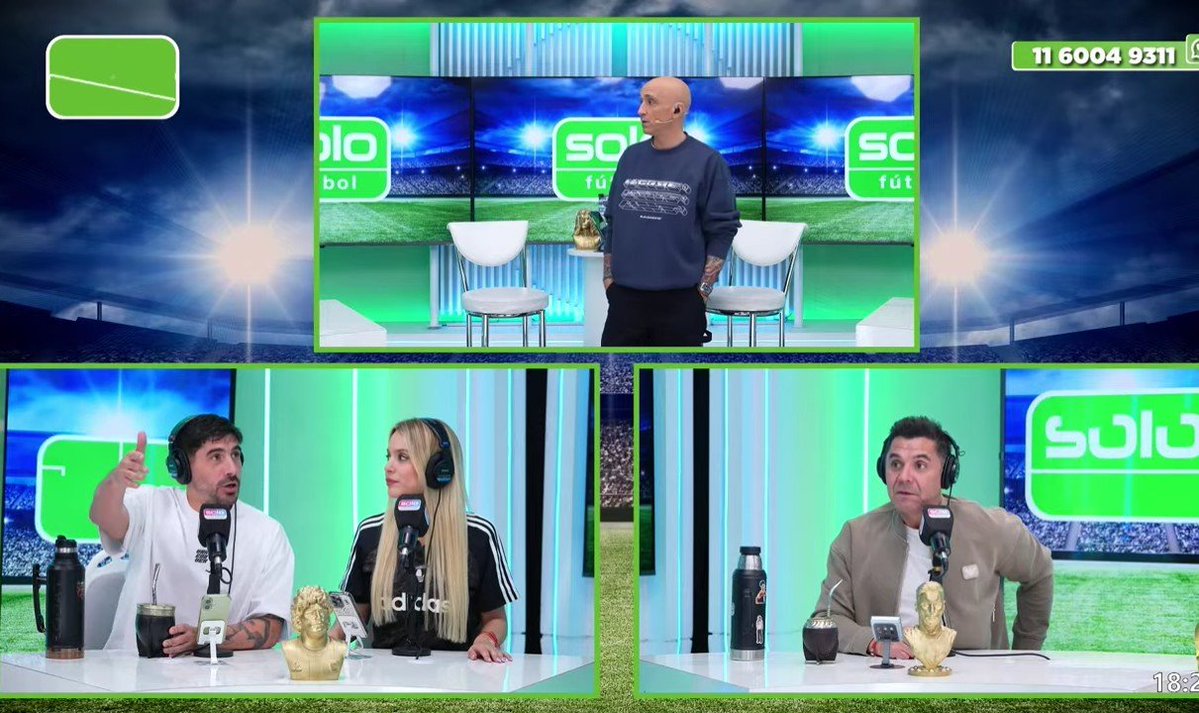 FcPichiErbes's tweet photo. Maravillosa visita en el día de hoy en #SoloFutbol . El gran Beto dijo presente! 💙💛💙 https://t.co/MgdQaCBp8A