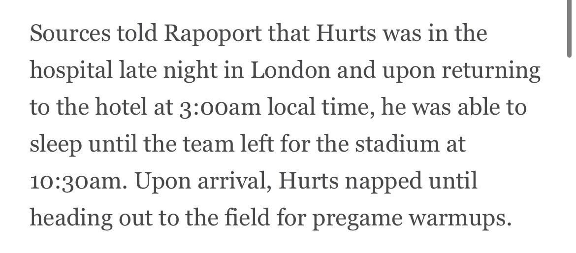 DomGoogs's tweet photo. Round of applause for all the reporting today. 36 hours of no sleep was a complete hoax and never made any sense. #Eagles https://t.co/67ghX0xVN8