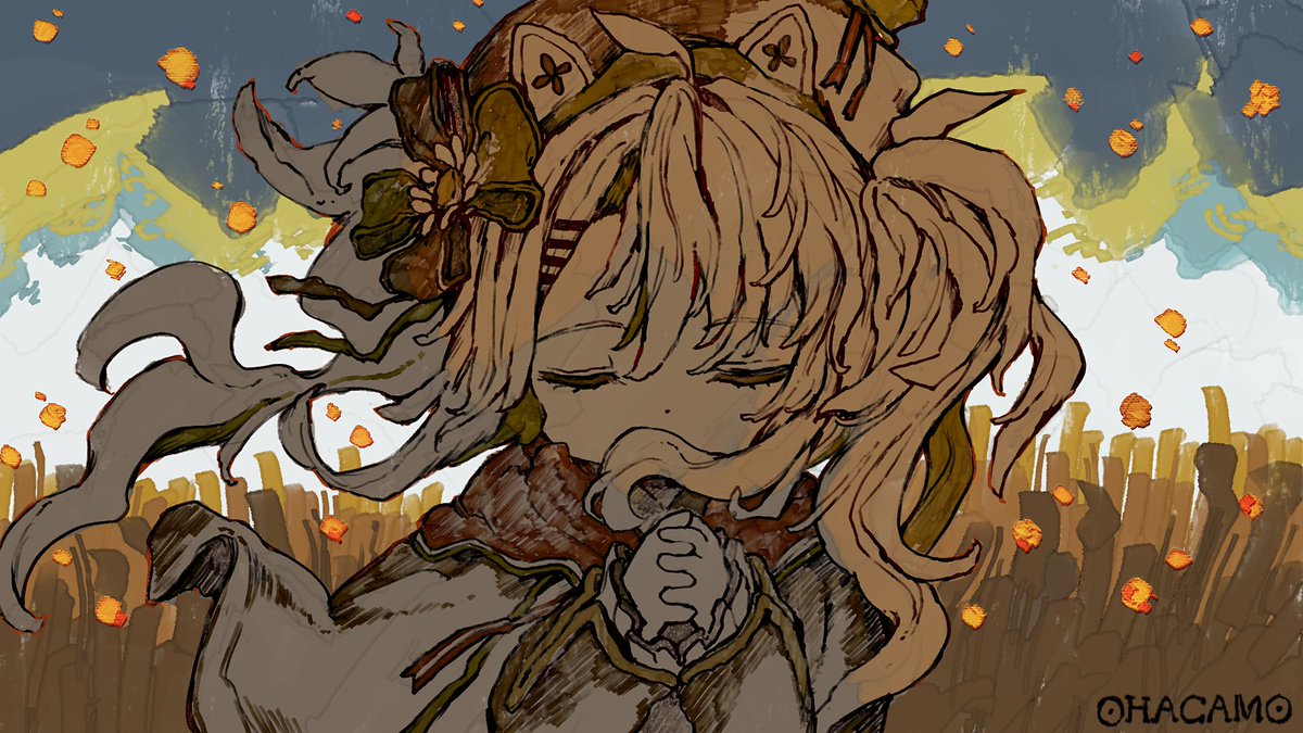 camomi_camomi's tweet photo. おはかも～！🦆✨

草のにおい。目をとじたら見えた、遠い遠い色彩。 https://t.co/ivYfkJHdRX