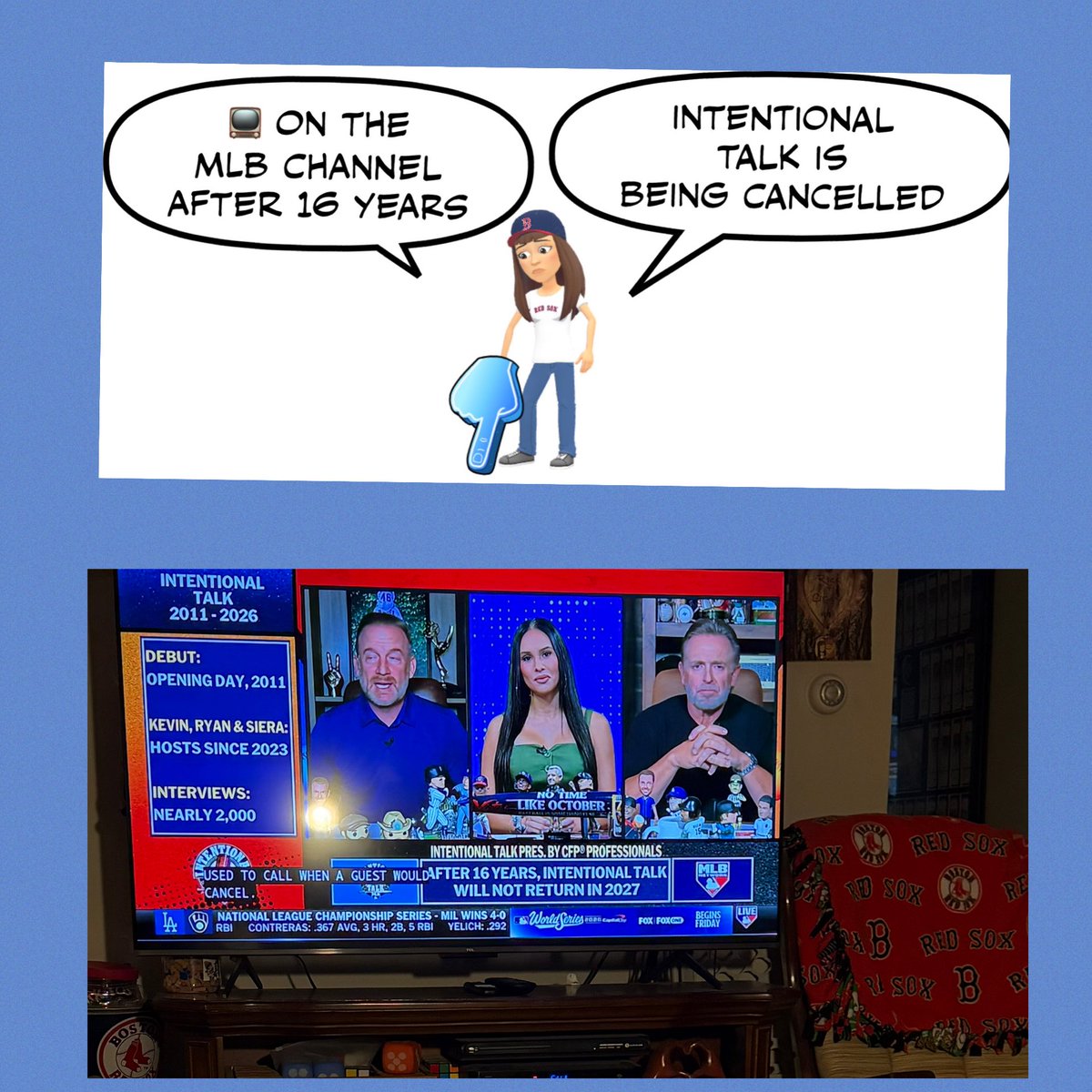 sidzig5's tweet photo. 🥹@KMillar15 @SieraSantos @Dempster46 
@MLBNetwork https://t.co/ImidHyVqne