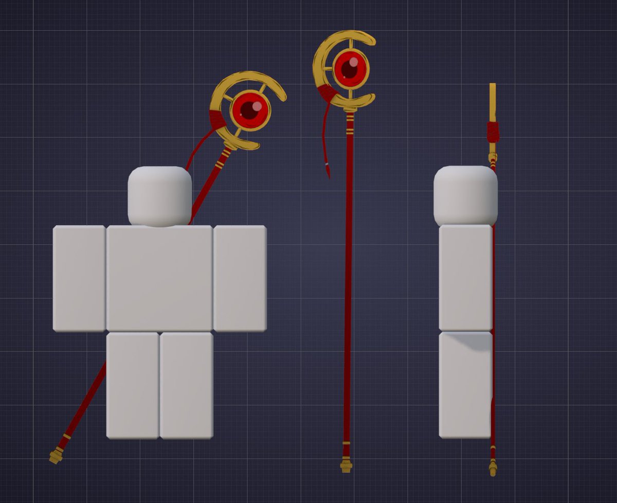 Norynwst's tweet photo. ✦ My 3D model &amp; Brush textures  »    
Friren Staff [Sousou No Friren] »    
↳ [ COMMISSIONS: OPEN ]   » 
 [ DM for details  @sayprojectile ] 
35% Discount on the first five orders

 #robloxdev #blender #model #ftp #os #Friren #handpaint #ova #staff #dev #weapon https://t.co/5fr8vIFJTq