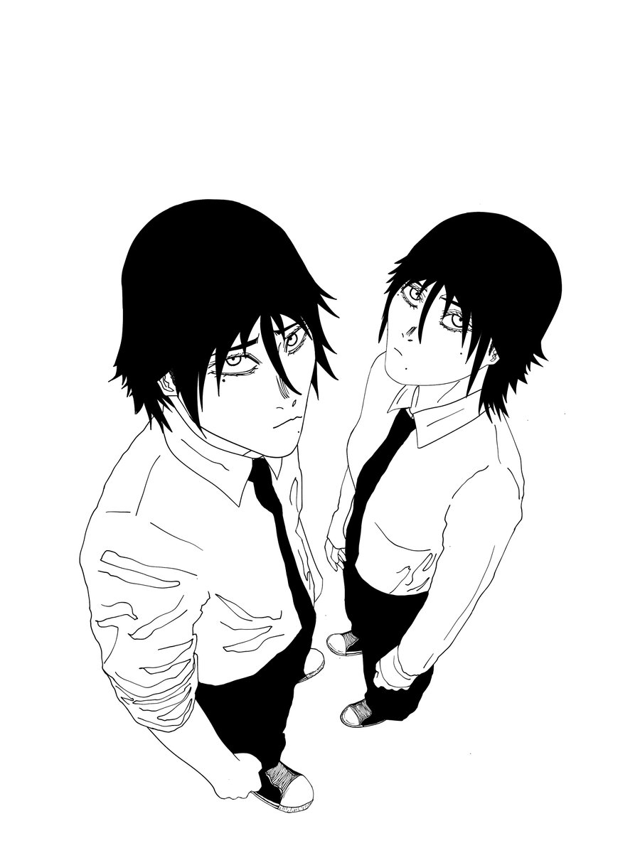 GabrielJos39506's tweet photo. @Kishi_i0 Arte con estilo de Chainsaw man...seamos #artmoots https://t.co/YDzMdN1SPV