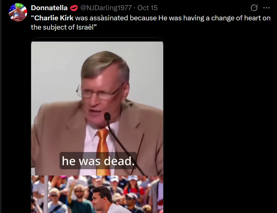 JamfreeHepsteen's tweet photo. @RabbiJeffx In now-suspended @BrainWormVaxine account, it asked Grok several questions about Charlie Kirk and got mixed responses -- oh and then complete threads were subsequently deleted but not by the user. https://t.co/t9dcLbpnV5
