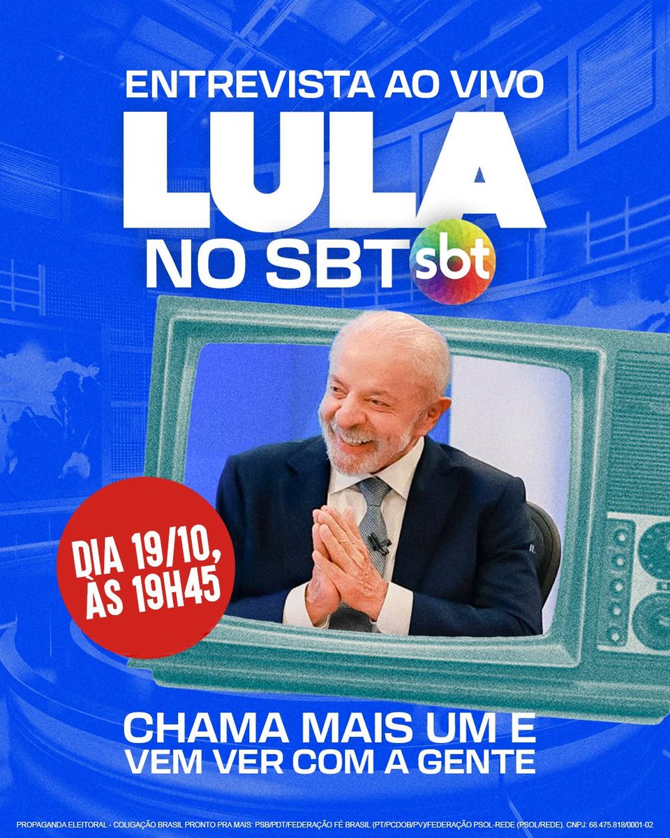 interiores_maia's tweet photo. #ShowDoLulaNoSbt https://t.co/shs2EprHXi