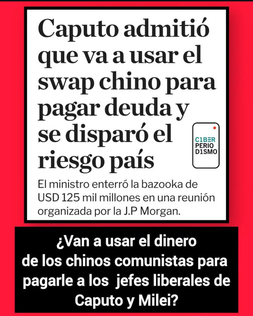 aglegui's tweet photo. #timba #Caputo #Deuda #fmi #milei  #china https://t.co/wHLqubsoT5