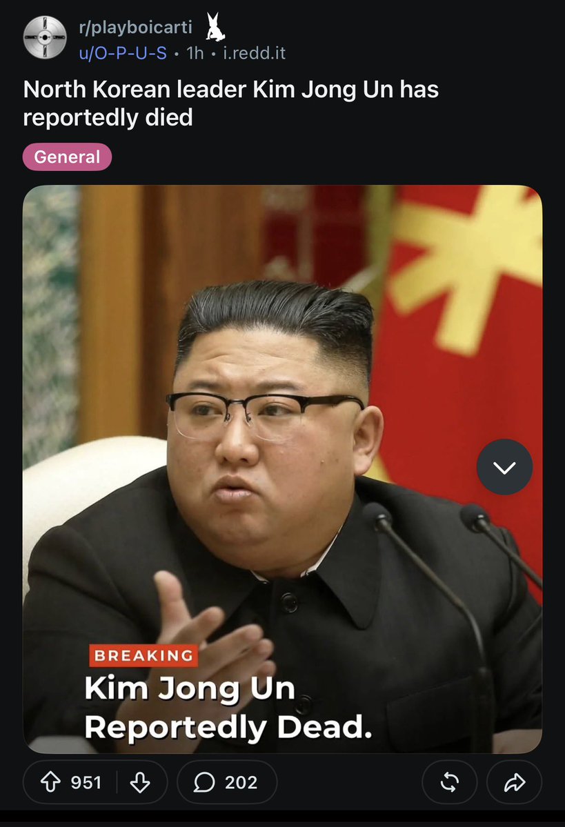 OnThatNoteTV's tweet photo. No way this how i find out Kim Jong Un died 😭 https://t.co/HEPCeark13