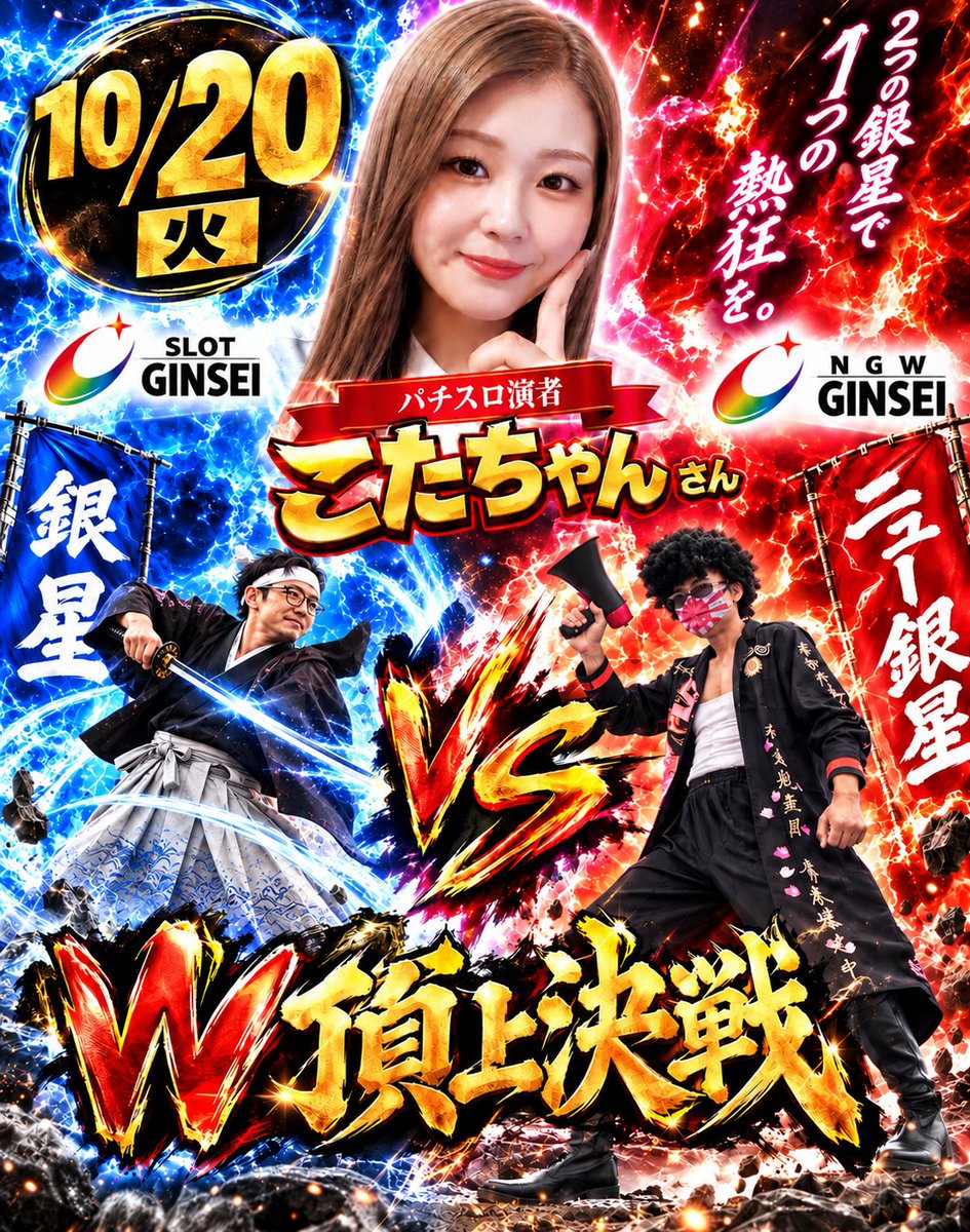Newginsei's tweet photo. 昨日は店休！！！
愛車も店もバッチリ整備済みだぜぇぇぇ！！！

一晩寝かせた単車はタチ悪ぃぞぉぉぉ🔥🔥🔥

本日10/20！！！
こたちゃんさん 2店舗同時来店！！！

銀星の侍ィィィ！！！
テメェんとこも準備できてんだろうなぁぁぁ！？

赤のニュー銀星🔥 VS 青の銀星⚔️

2つの銀星で
頂上獲りにいくぞコラァァァ！！！

昨日の静けさは今日のためだぁ！！！
全車まとめてエンジンかけろぉぉぉ！！！🔥🔥🔥

夜露死苦ぅぅぅ！！！
