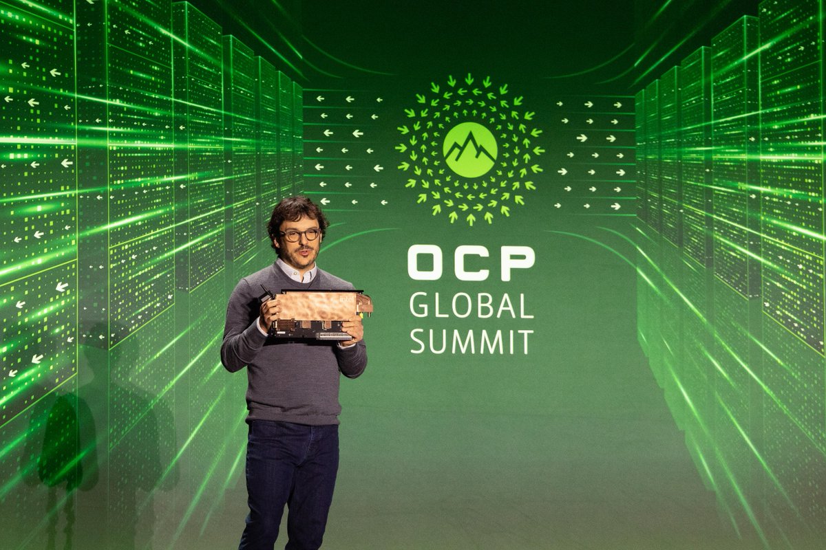 intel's tweet photo. Every prompt has its place. So how do we match each AI request to the right model and compute?

Watch Nicolas Dube’s #OCPSummit26 keynote, “Put Every Prompt in Its Place,” to explore the role of open infrastructure in scaling AI: https://t.co/RHxM5zUIyG https://t.co/mpMNVjbzGP