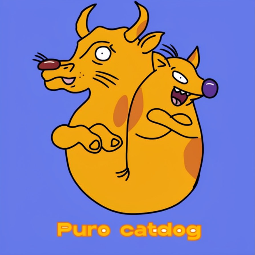 PuraCalidadSol's tweet photo. One Bull, one Pig, one very confused butcher. 🥩🐂🐖 Two minds fighting over the same grill. Puro Catdog is coming to https://t.co/h3fiZtFE23. Memes only. #puracalidad #CatDog https://t.co/011xnEsRf5