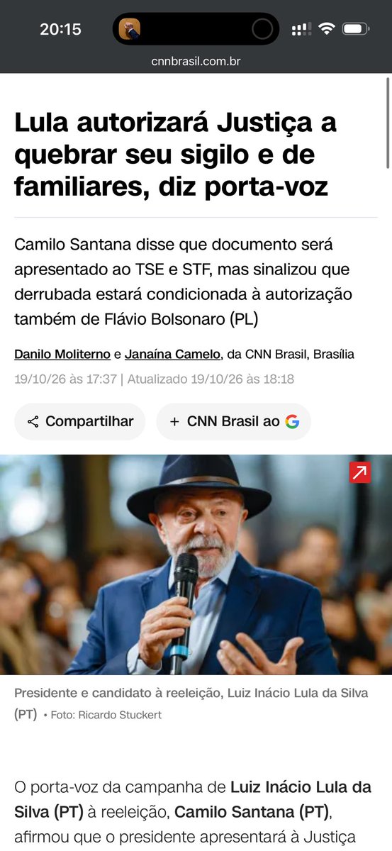 Erlaquer's tweet photo. #LulaAbriuOSigiloFlavioArregou https://t.co/pizEMOliCM