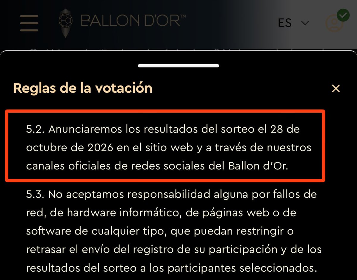ArielipilloPlus's tweet photo. Al Menos léanse las reglas antes de opinar. 

• No se pueden meter 1000 votos, ni 500, ni 100, ni 50 intentos porque está sujeto a una fotografía exclusiva que te da France Football (solo hay 20-25 fotos)

• No puedes votar desde cuentas diferentes. 

• No puedes utilizar bots; para eso está el pago con tarjeta. 

• No puedes corromper la página porque hay una empresa aparte que está monitorizando esta encuesta libre.

(Los Messilovers nunca quieren perder y se buscarán todo tipo de excusas y lloros, así que sigue apoyando al Goat)