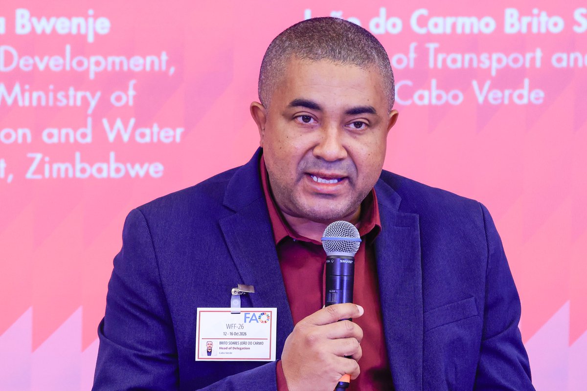 FAOCaboVerde's tweet photo. @FAO #HandInHand Investment Forum

Cabo Verde 🇨🇻 presented in Rome its #BlueEconomy Investment Plan 2027-2035, a strategic portfolio estimated at 500–700 million euros to boost sustainable fisheries, maritime transport, port modernization, climate resilience, innovation and jobs. https://t.co/dizzdJbROD