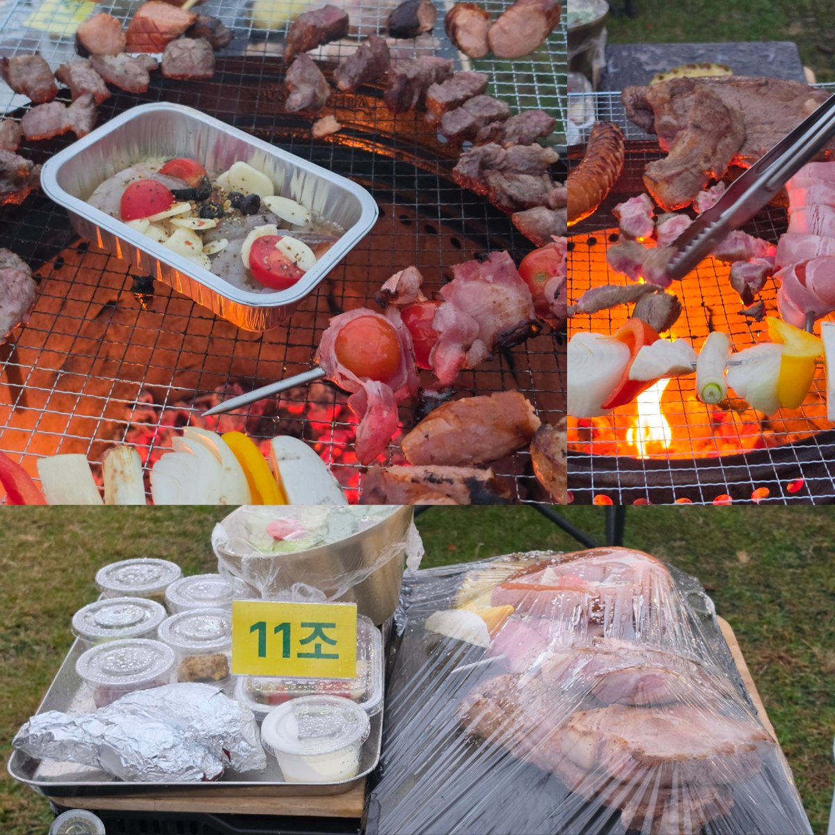 agzak's tweet photo. #CHIMIRO #CAMP #치미로캠프🔥
이렇게 재미질 일인가⁉️
비가왔지만 웰컴키트에 후드티와 우비
덕분에 빗소리 들으며 바베큐🥩 맛나게~
한밤중에 깜짝방문해서 안주 삥뜯어 간 보컬오빠와
진짜 벨튀하시려다 맥주 얻어가신 최감독님 ㅋㅋㅋ
멤버들도 모두 즐거운 밤 되셨으리라 믿어 의심치 않습니다❣️ https://t.co/3QCuNRMV2i