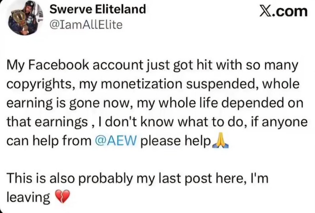 AEWNeckbeard's tweet photo. Guess you'll have to get a job now 🥰 https://t.co/S7kSG0m8EO