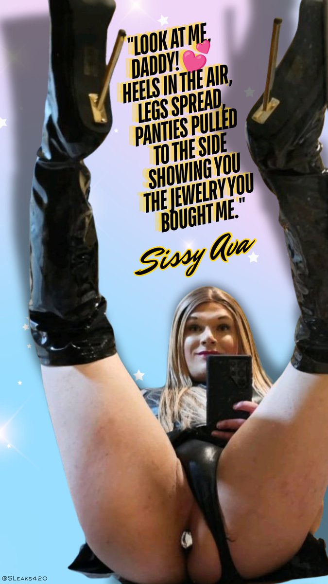 SLeaks420's tweet photo. Fresh over from Reddit, @Avadasissyslut came looking for some captions, and we couldn't resist giving her a little spotlight! Welcome to the collection! Her only request? Save up your loads, because she's ready to wear every last drop!💦 

#sissycaption #sissycaptions #exposed https://t.co/Fl6gAGDxMX