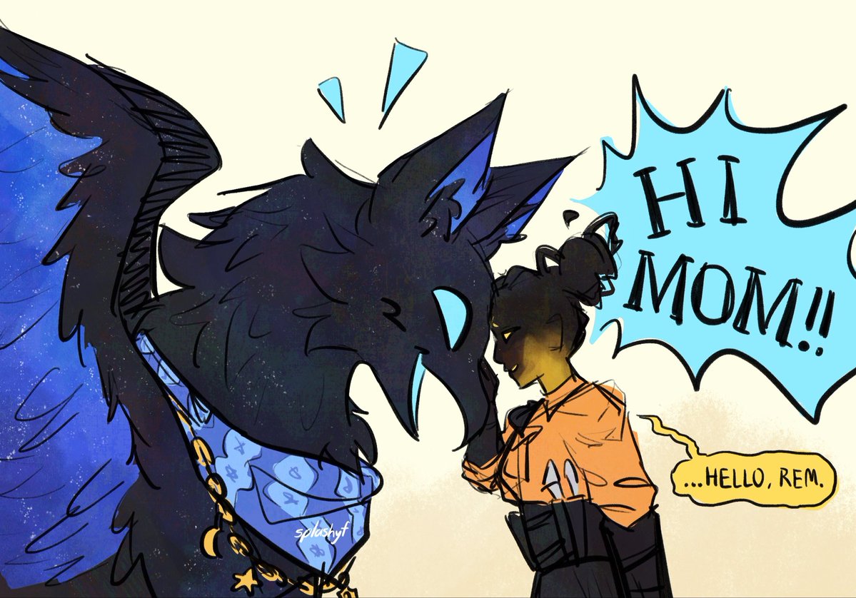 splashyff's tweet photo. i adore the concept of fully grown griffin rem so much 
#deadlock https://t.co/8KDY8JhqkI