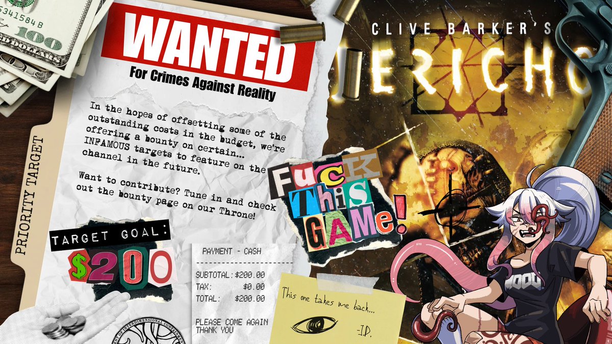 ParasiteProto's tweet photo. ⌜!!⚠️ 𝚂𝙿𝙴𝙲𝙸𝙰𝙻 𝙰𝙽𝙽𝙾𝚄𝙽𝙲𝙴𝙼𝙴𝙽𝚃: ⚠️!!⌟

To celebrate the season, we've been approved for another BAD GAME BOUNTY, agents! Mr. Barker wishes we'd forget 𝘵𝘩𝘪𝘴 one...

Read below and tune in this week to see how you can contribute! ↴

—O.N.A. R-018, "Cressida" https://t.co/bzZ3ghbYxN