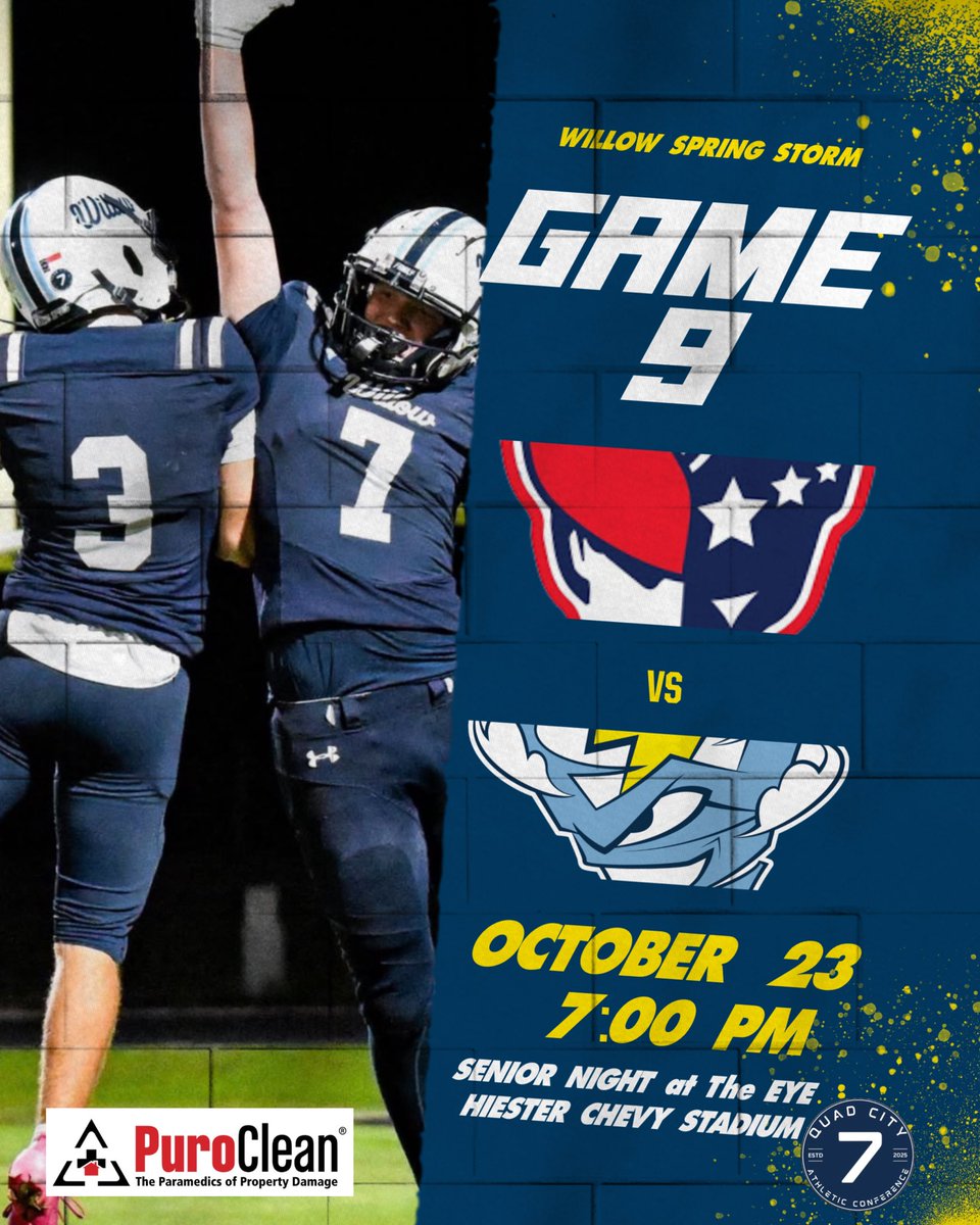 WS_Storm_FB's tweet photo. GAME 9! SENIOR NIGHT!

See you Friday night when we host Apex Friendship! 

Kickoff is 7:00 PM

#BEL1EVE | #FAM1LY https://t.co/Lokvpx0Xcp