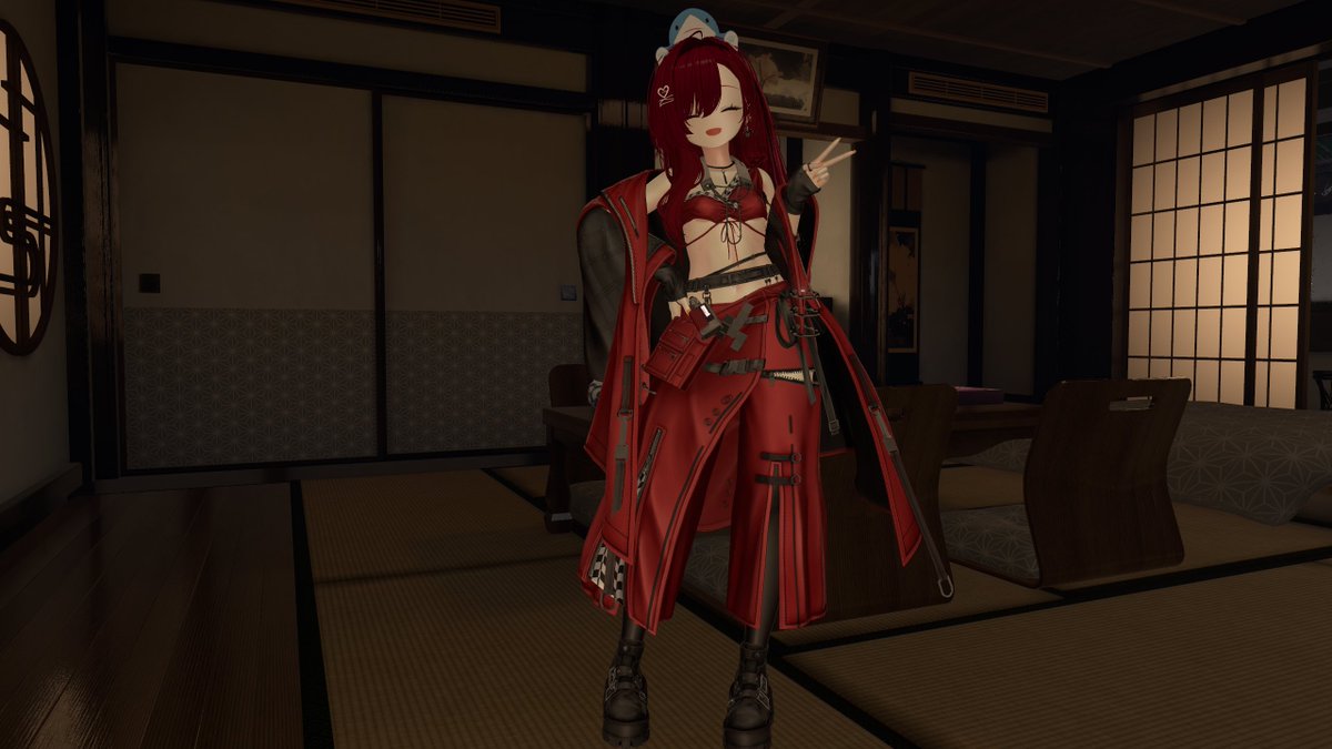 Matius_vrchat's tweet photo. 朝なので少しカッコいいめのおまちを提出……！！
控えめに言っても何でも着られるまちまぬちゃん、最強なのでは？？？
可愛いネ😌 https://t.co/9GjnnnKfzC