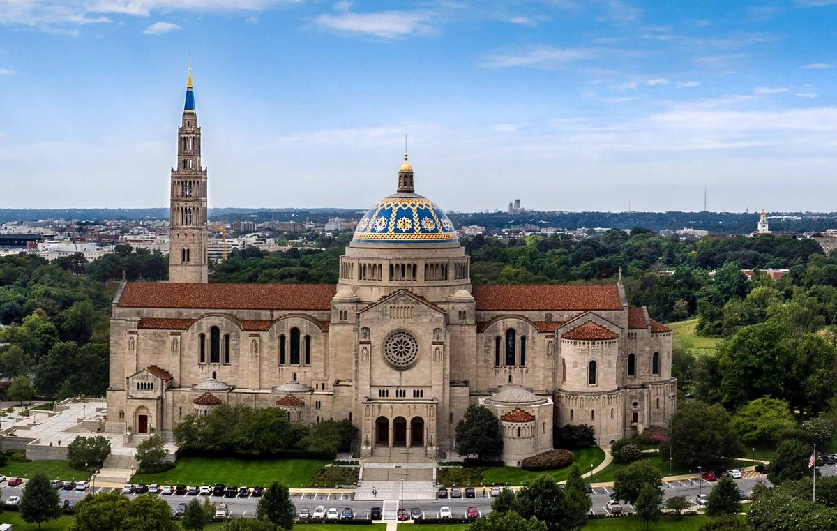 PlacesOfEarthX's tweet photo. Basilica of the National Shrine of the Immaculate Conception, Washington D. C. 🇺🇸 https://t.co/e4beMJ31ti