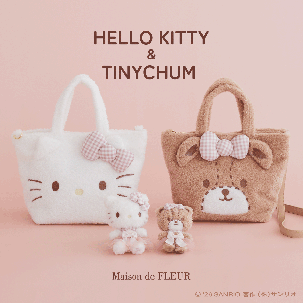 sanrio_news's tweet photo. 11/1のキティお誕生日をお祝い☆
Maison de FLEURからハローキティ･タイニーチャムとのコラボアイテムが登場！
10/30（金）の一般発売に先駆けて、10/28（水）～ラフォーレ原宿店（東京）、10/29（木）20:00～公式通販ストライプクラブ･ZOZOTOWNで先行販売開始♪
https://t.co/dsQMRmJaJ1
#サンリオ https://t.co/DgeaVerKGD