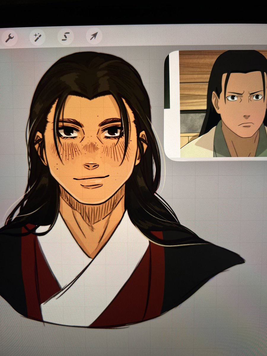 transclownary's tweet photo. one hashirama in husband colors for my wellbeing. watch him. goodnight https://t.co/nqmXtBUyKk