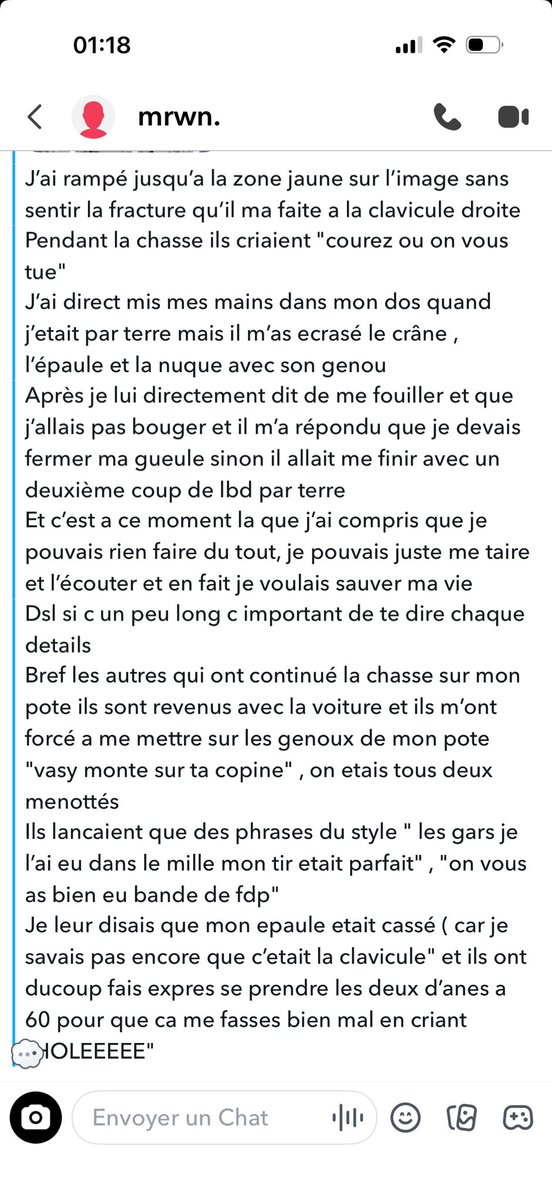 inessmgn_'s tweet photo. la bac a traumatisé physiquement et mentalement un ami à moi, je vous jure je suis trop énervée enft j’ai plus les mots, lisez #BAVURE https://t.co/ItEccCH7fL