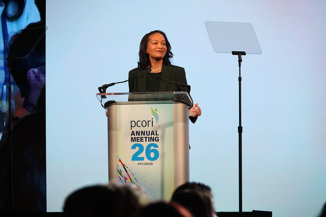 PCORI's tweet photo. What an incredible start to #PCORI26! 🌟

Today, patients, caregivers, researchers and healthcare leaders came together to exchange ideas, foster meaningful collaboration and explore innovative approaches to advancing patient-centered CER.

Looking forward to another day of engaging conversations and fresh perspectives as we continue shaping the future of patient-centered CER.