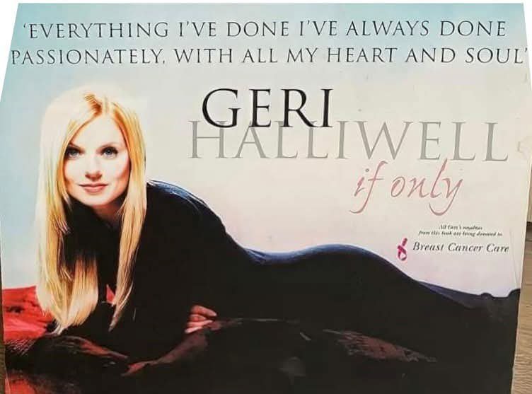 lookatgeri's tweet photo. Há exatamente 27 anos, em 19 de outubro de 1999, Geri Halliwell lançava oficialmente a sua primeira e autobiografia intitulada, If Only.

Muito além dos segredos de bastidores da maior girlband do planeta, as Spice Girls, você sabia do significado por trás do título?

If Only que pode ser traduzido "Se ao menos..." ou "Quem me dera...", era o mantra que Geri repetia na juventude. Ela achava que, se ao menos conseguisse a fama, todos os seus problemas seriam resolvidos. Ao longo das páginas, ela nos dá um banho de realidade ao concluir que as respostas reais da vida estavam em outro lugar.

Um sucesso em várias versões pelo mundo:
- Edição Original (Capa Dura - 1999): Parou as livrarias do Reino Unido com 400 páginas intensas sob o selo da Delacorte Press.
- Edição de Bolso Ampliada (Julho de 2000): Lançada pela Bantam Books, essa versão menor e mais compacta acabou expandindo para 544 páginas devido à formatação de bolso.
- A Edição Norte-Americana (Brochura - 2000): Conquistou os Estados Unidos e arredores com 480 páginas distribuídas pela editora Dell. @GeriHalliwell