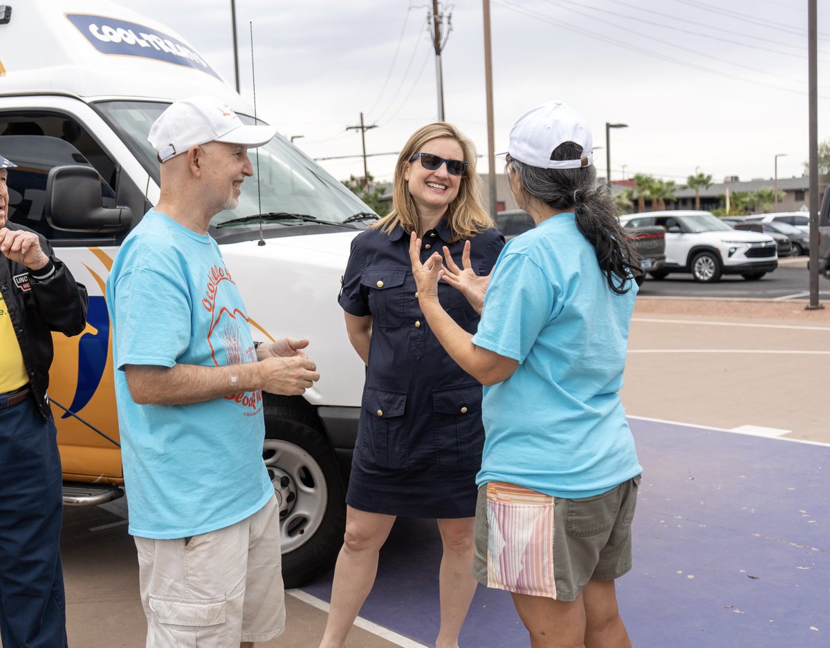 MayorGallego's tweet photo. G.A.I.N. Day is one of my favorite opportunities each year to connect with Phoenix families, neighborhood leaders and Phoenix police officers. I visited seven neighborhoods this weekend to hear directly from residents about what they’re seeing in their communities and how we can do better at City Hall. These conversations are an important part of building stronger and safer neighborhoods.