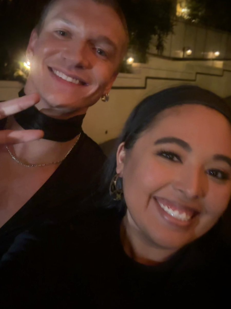 connorstupdates's tweet photo. New photo of Connor Storrie with a fan outside Armani's Academy Museum Gala after party on Saturday. https://t.co/HgxHR7YKYB