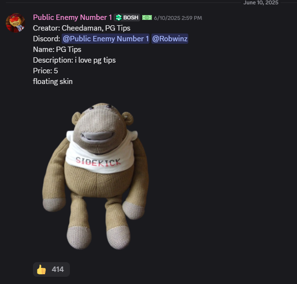 didinesupdate's tweet photo. BEARSTAR NEWS (Alpha)

https://t.co/X4UWY6Dpw6 has been updated once again to reveal the Third Place winner of the contest, changing the text to "THIRD / PLACE", with "Cheedaman, PG Tips" (the winners) right below it, and the image now being their PG Tips submission!  (1/2) https://t.co/mqqGULMTYs