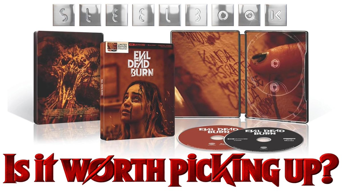MarcTheLlama91's tweet photo. Want to find out?
Evil Dead Burn US version 4K Steelbook
Click https://t.co/5r43MQguBP
#evildead #movie #unboxing #viral #fyp https://t.co/VTPUNWefGl