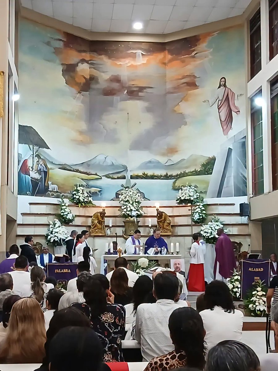 AlertaMundoNews's tweet photo. 🇪🇨 Se celebró una misa memorial en Guayaquil, Ecuador, en honor al sacerdote Patricio Sánchez, quien falleció tras el impacto de un crucifijo de madera durante una misa en la iglesia Nuestra Señora del Perpetuo Socorro. https://t.co/aI4trHoUa9
