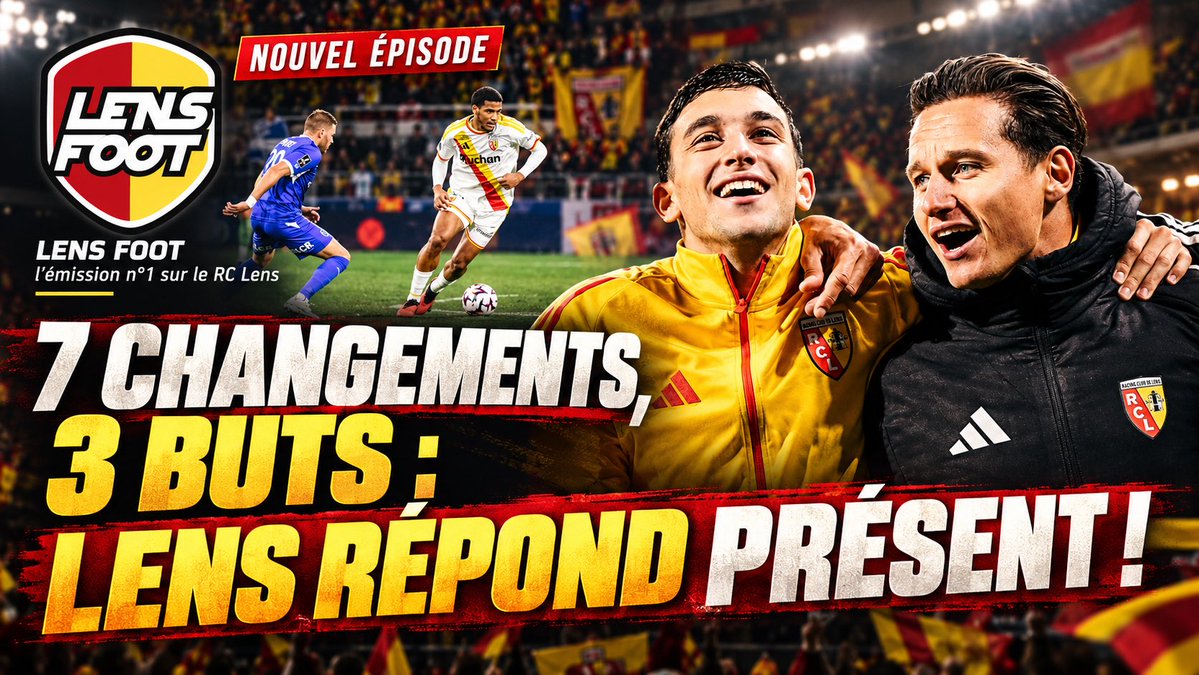 LensFoot1's tweet photo. 𝐋𝐞𝐧𝐬 𝐅𝐨𝐨𝐭 𝐧𝐮𝐦é𝐫𝐨 𝟏 𝐬𝐮𝐫 𝐥𝐞 #RCLens 🫡

🔔 Le replay de l’émission 𝐋𝐄𝐍𝐒 𝐅𝐎𝐎𝐓 est déjà disponible 
🎥 https://t.co/hXiQxx0TFt https://t.co/ehK2vfDQ8Z