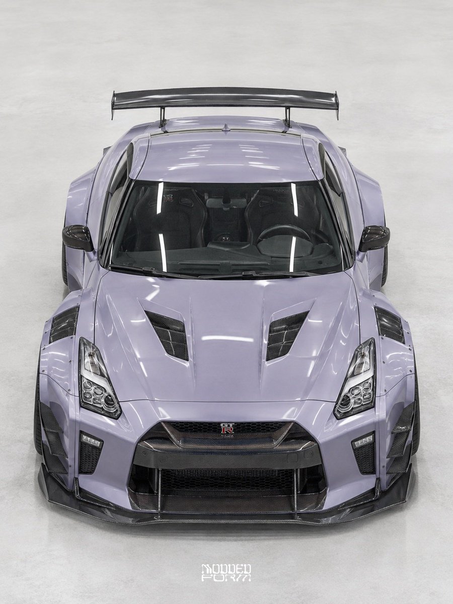 moddedform's tweet photo. Two eras of Godzilla in Light Lavender...If you could only keep one forever, would you pick the R34 or R35? https://t.co/4us1US3t4R