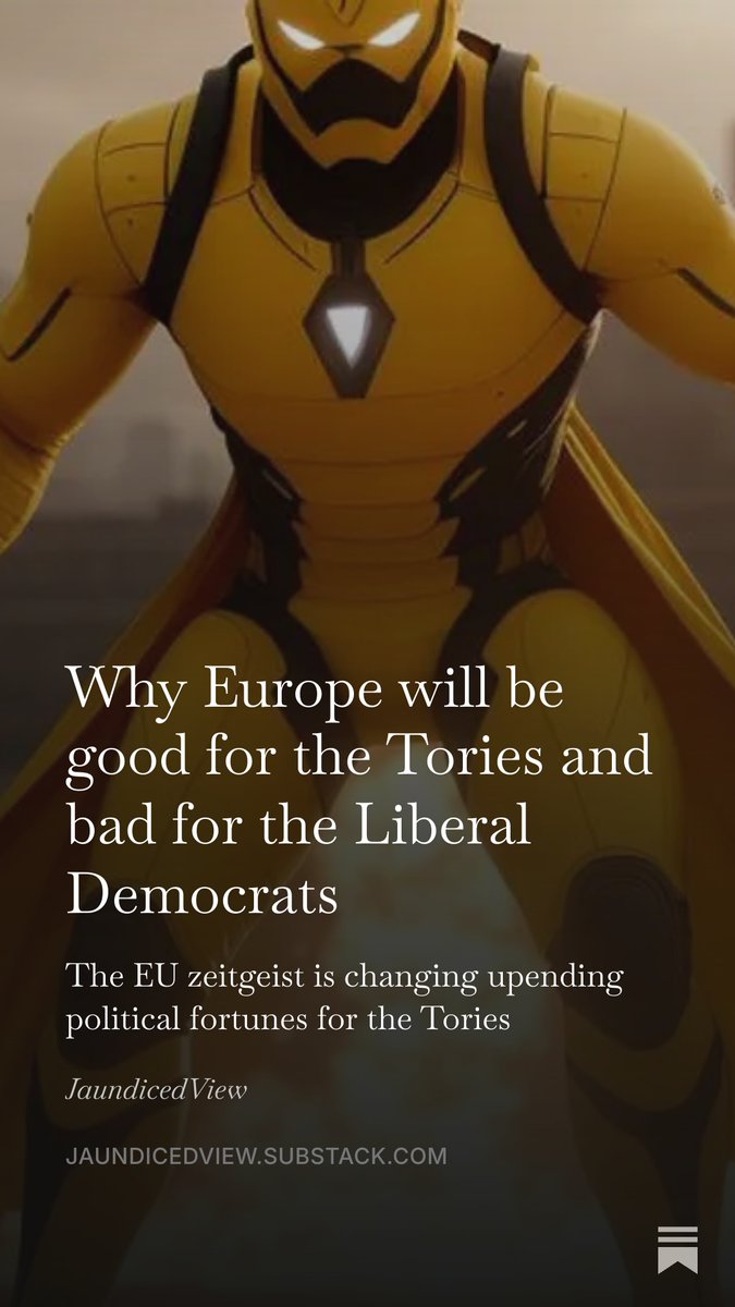 jaundicedview2's tweet photo. #Europe #Tories #Greens #politics #CurrentAffairs #LibDems Europe will be good for the Tories https://t.co/0mV6axAF9r https://t.co/cjz0z4mVxk