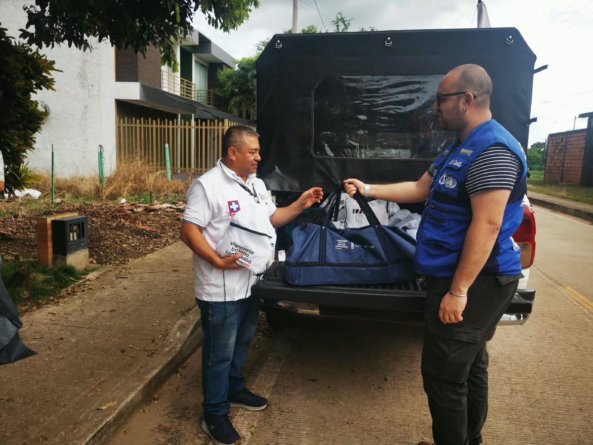 OPSOMS_Col's tweet photo. Entregamos kit de cooperación técnica para la vigilancia epidemiológica en Mapiripán, Meta, con el apoyo del Fondo Humanitario para Colombia (FHC). https://t.co/5mLReezM88